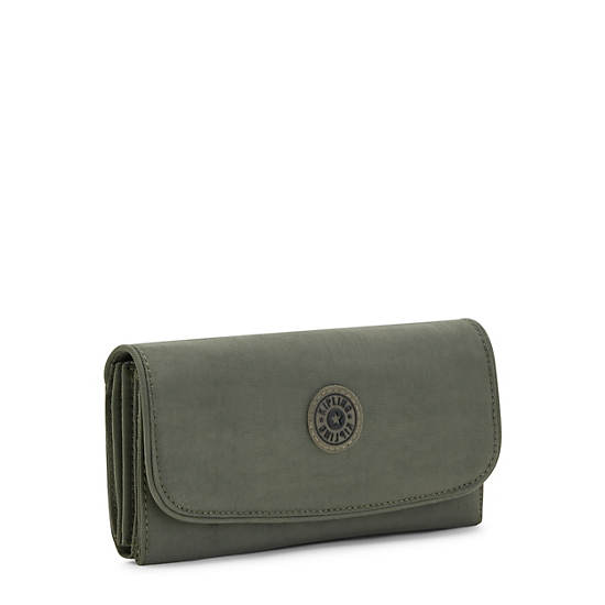 Kipling Money Land Snap Wallet Wallets Green Moss | CA 2189LI